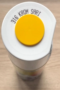 Akçalı 316 Krom Sarı sprey Boya